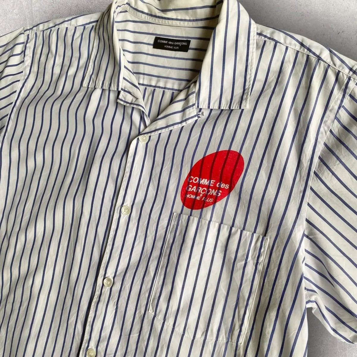 Comme des Garcons Homme Plus - SS03 Stripe Logo Shirt