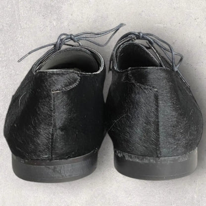 Burberry - Fall13 Studded Black Pony Hair Shoes christopher bailey