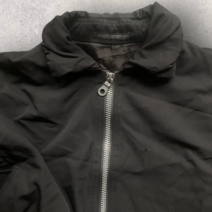 Yohji Yamamoto - Vintage Fall95 Wool Gabardine Shrunken Collar Bomber
