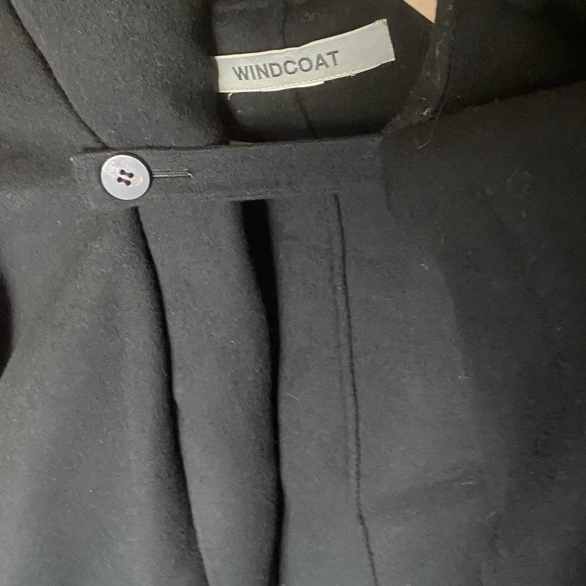 Issey Miyake - Vintage Issey Miyake Asymmetric Oversized Wool Wind coat