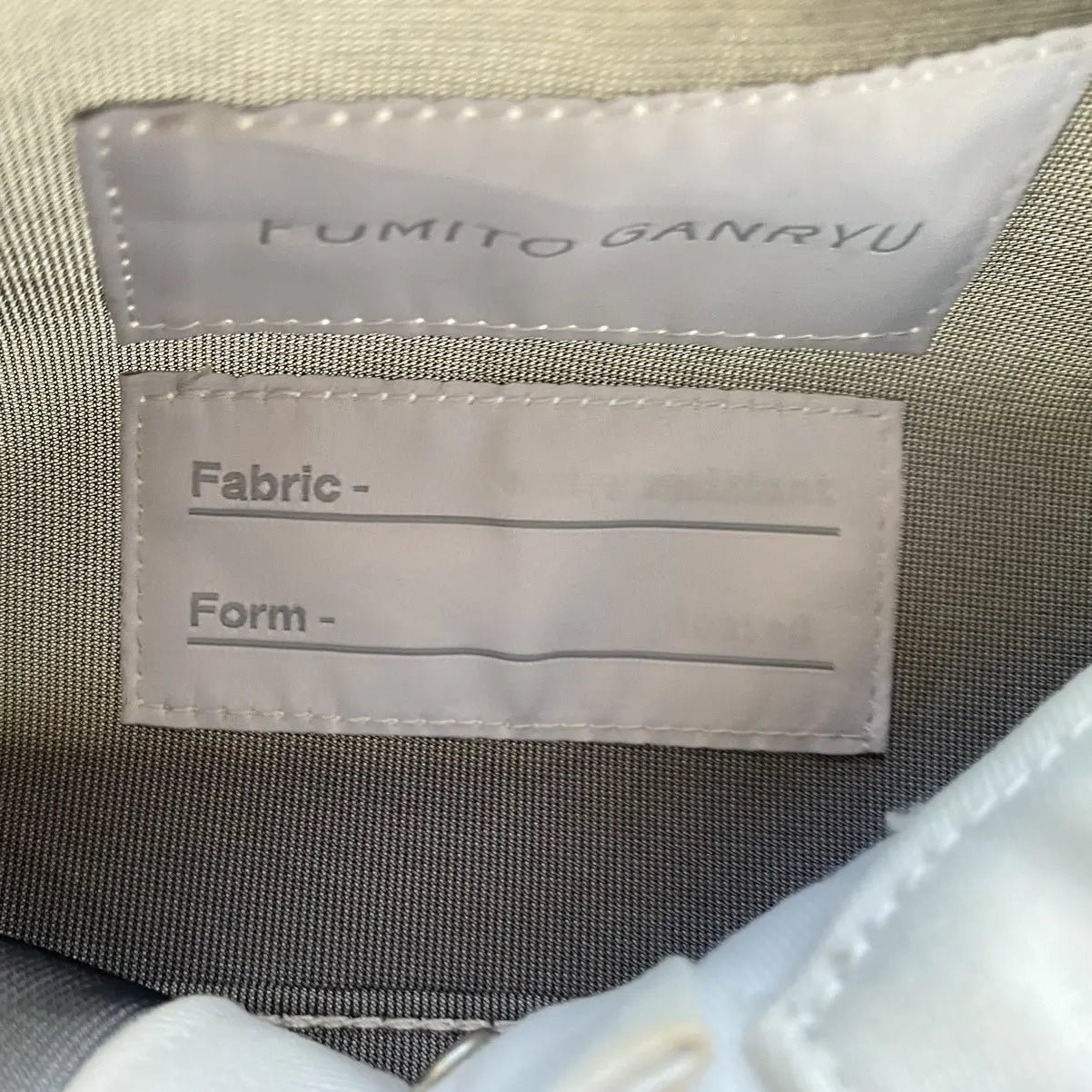Comme des Garcons - White Water-Resistant Pleated Jacket