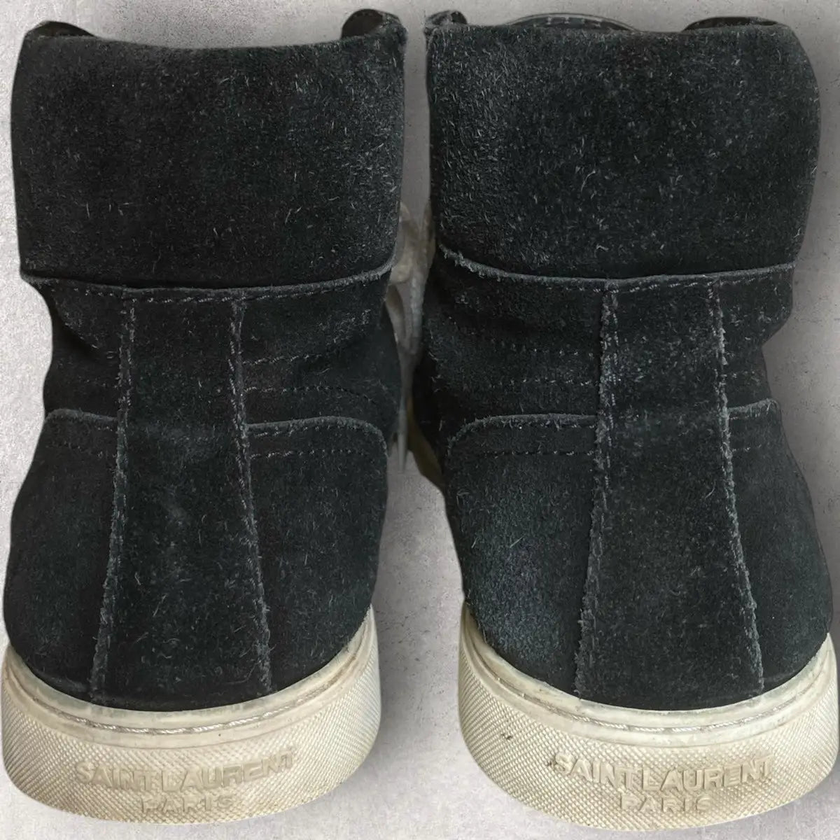 Saint Laurent Paris - SLP Black Suede Joe Mid Top