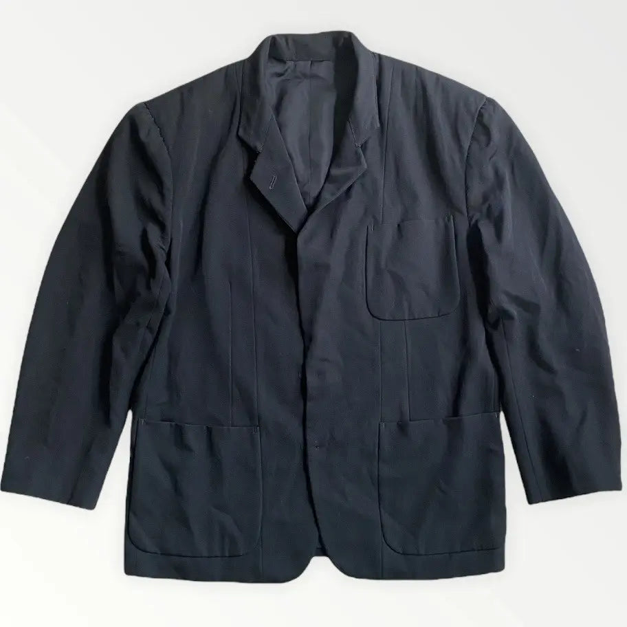 Comme des Garcons Homme Plus : Vintage AW90 Runway Oversize Inside Out Blazer