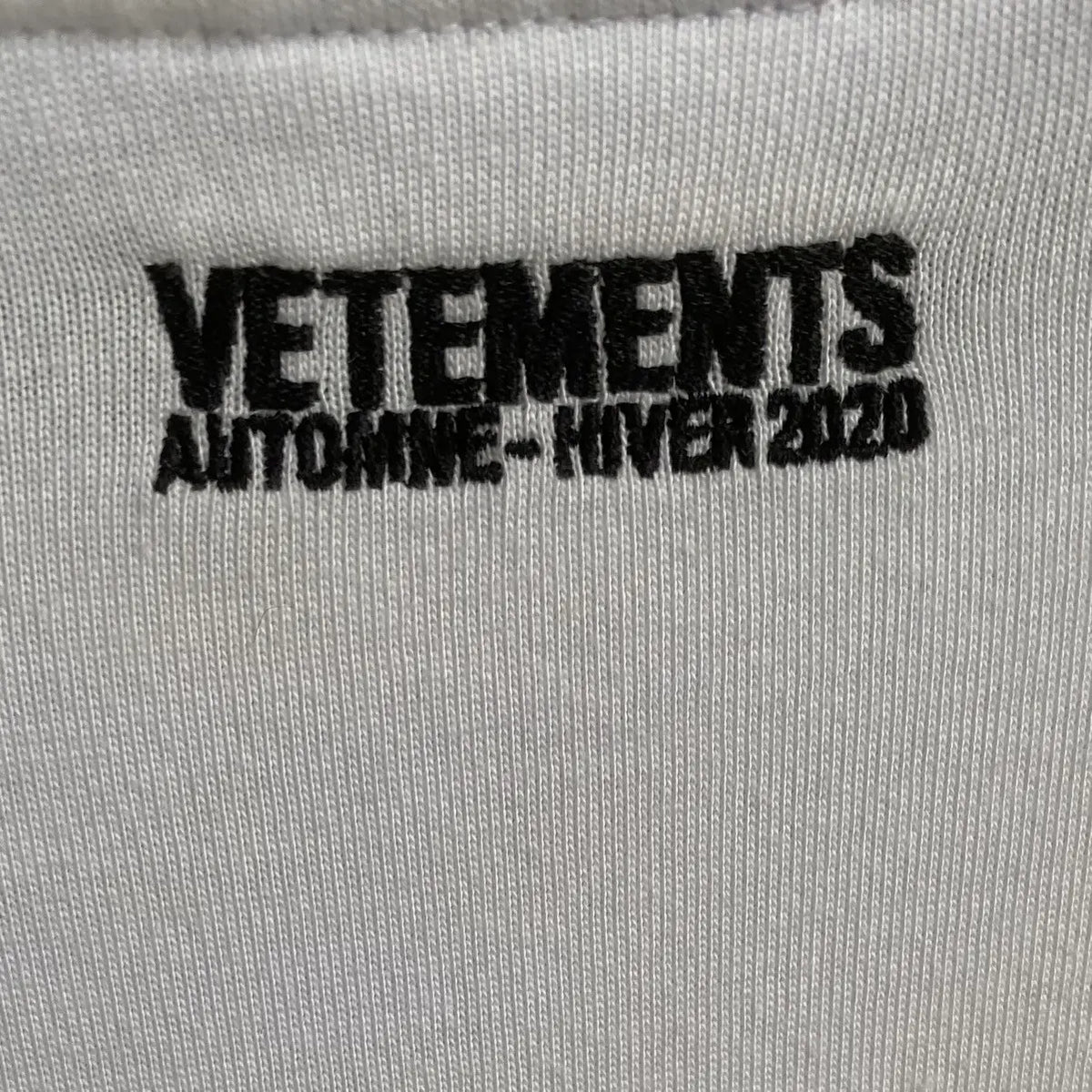 Vetements - Fall20 Anarchy Embroidered Logo Oversize T Shirt