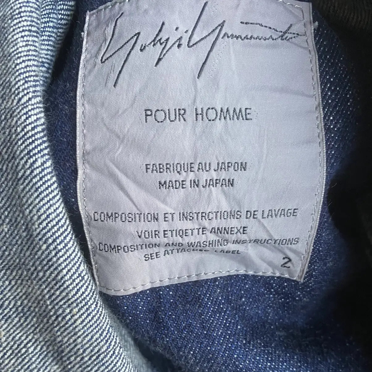 Yohji Yamamoto : SS02 Runway Double Breath Spotted Horse Collab