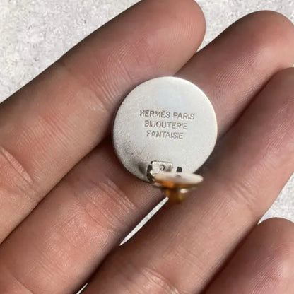 Hermes - Silver Clip on Earring