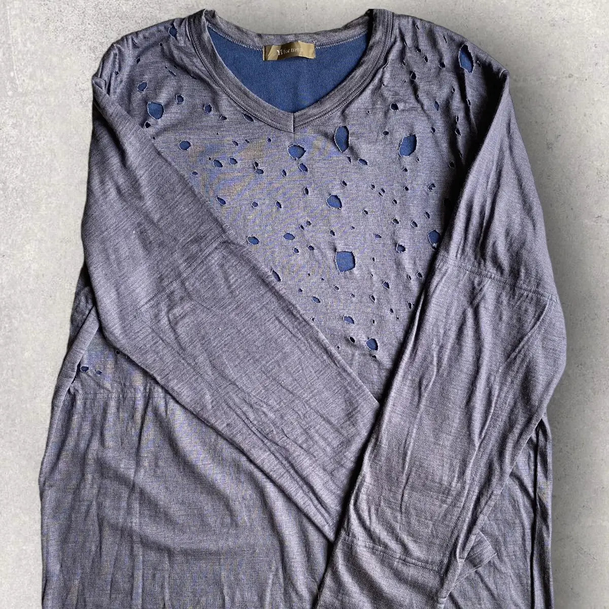Yohji Yamamoto - Y’s For Men Layer Distressed L/S