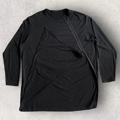 Yohji Yamamoto  Ground Y Zip Asymmetric Oversized L/S