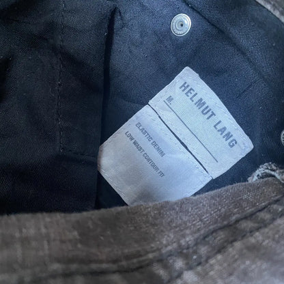 Helmut Lang - Archive Brown Elastic Denim