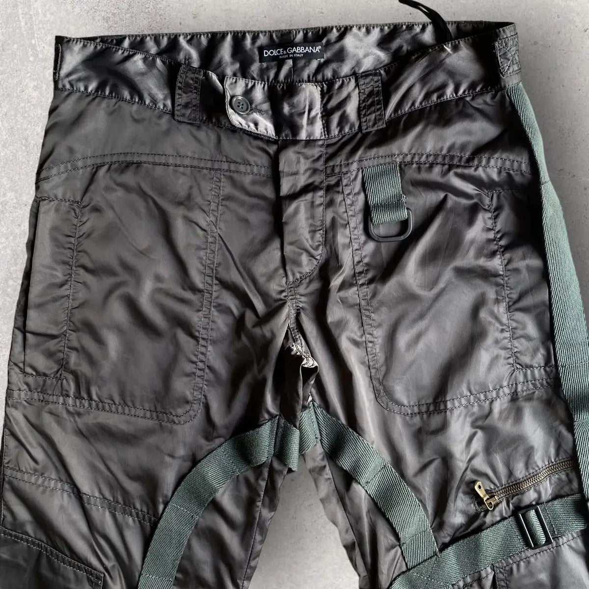 Dolce & Gabbana - FW03 Runway Parachute Bondage Nylon Pants