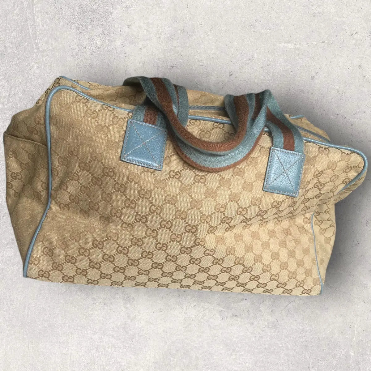 Gucci - Boston Medium Web Handle Bag