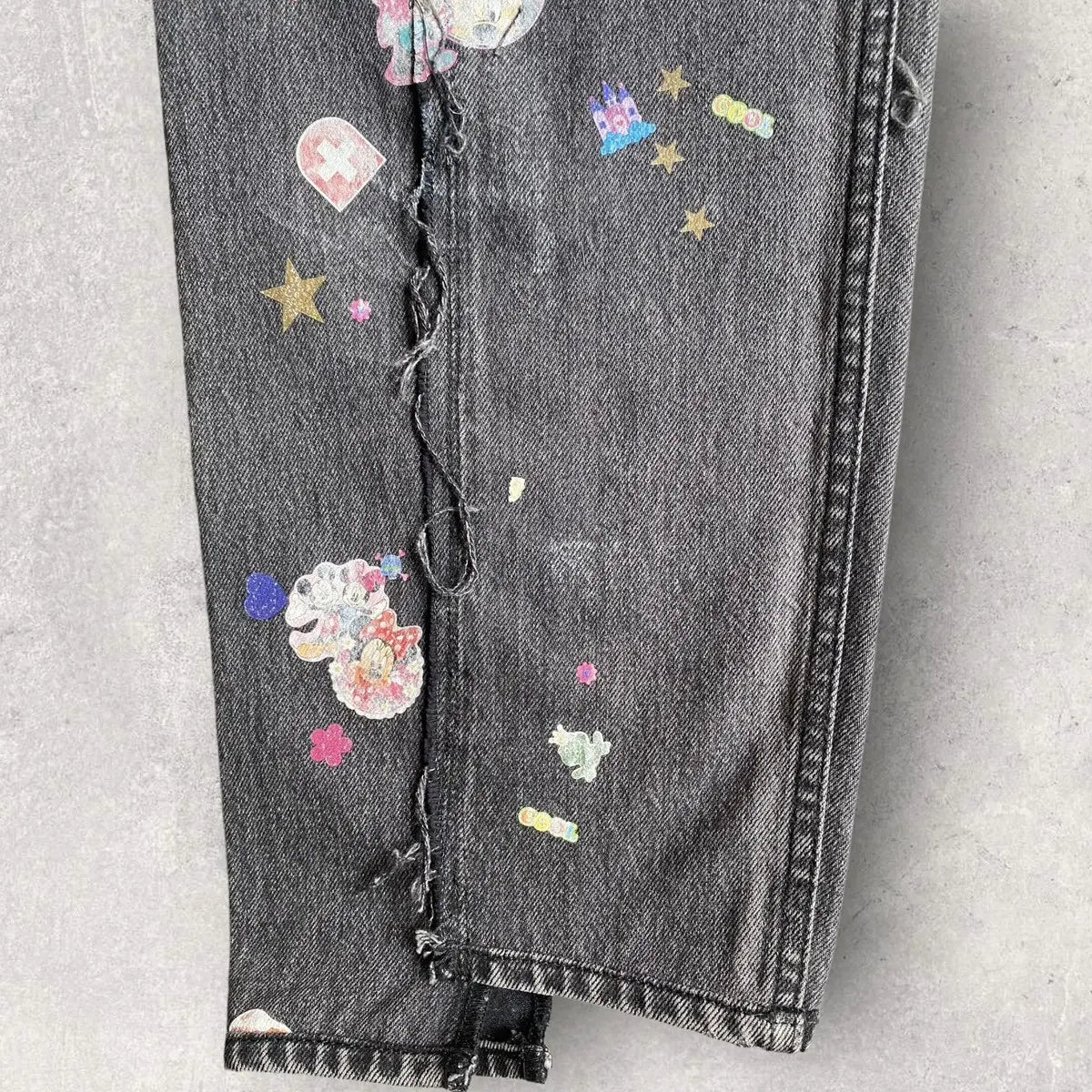 Vetements x Levi's - Deconstructed Sticker Jeans