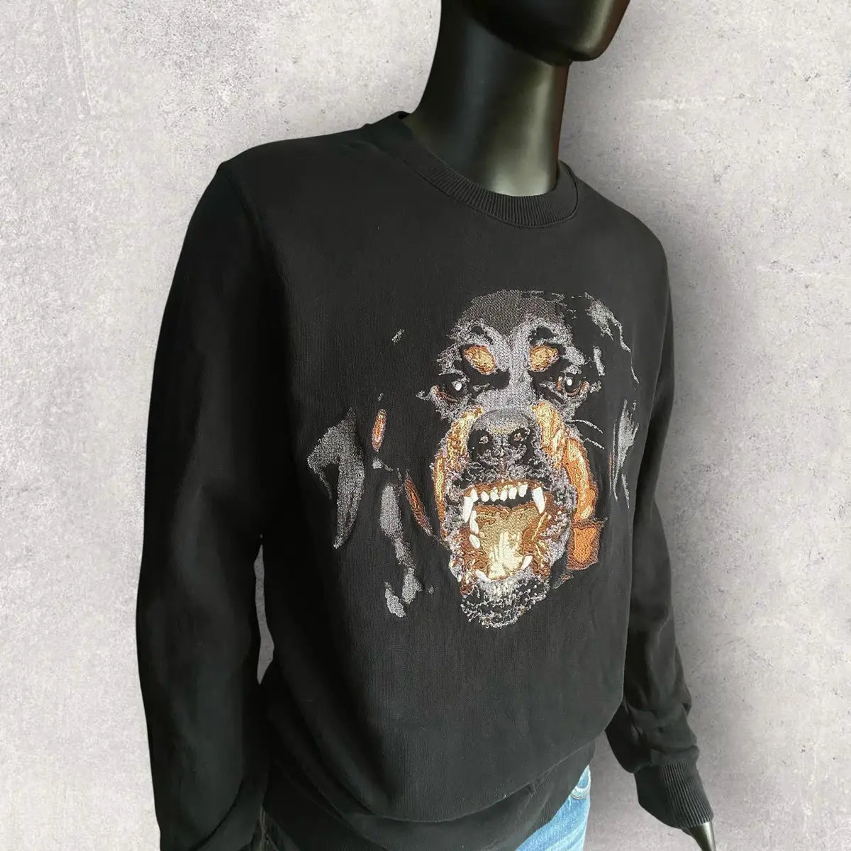Givenchy - Fall15 Rottweiler Embroidered Oversize Sweater