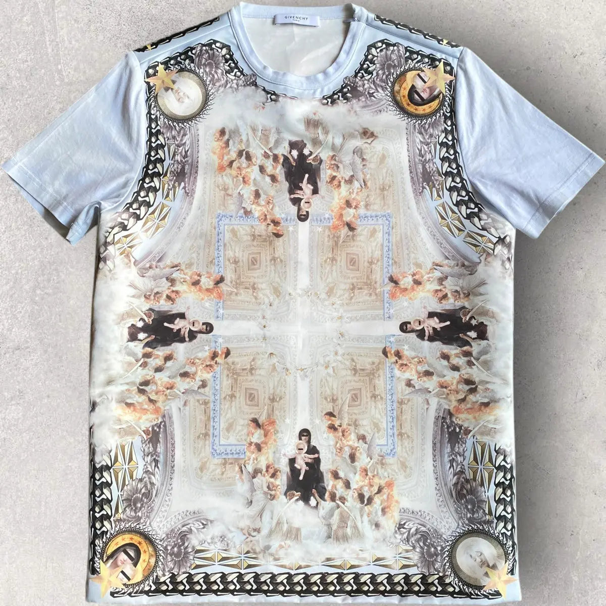 Givenchy - SS13 Madonna Baby Blue Oversize Tee Archive By Tisci
