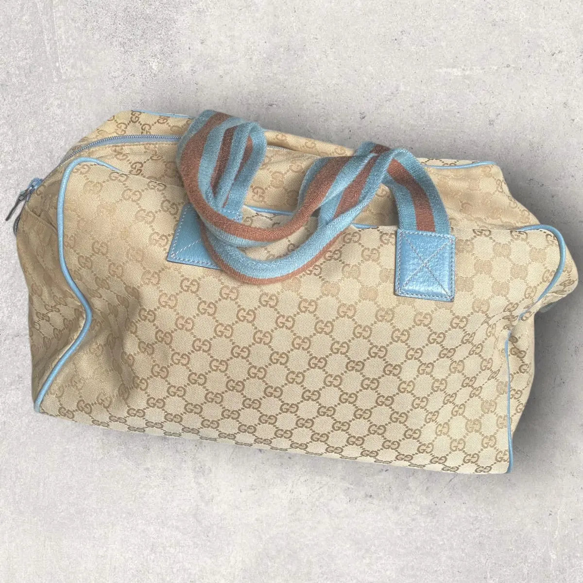 Gucci - Boston Medium Web Handle Bag