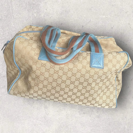 Gucci - Boston Medium Web Handle Bag