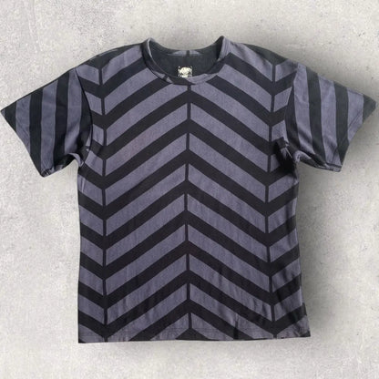 Undercover - AW01 D.A.V.F Chevron Print T Shirt  Men's US M / EU 48-50 / 2•Used