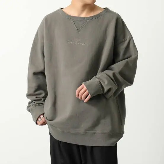Maison Margiela - Fall22 Logo Embroidered 1 10 Oversize Sweater