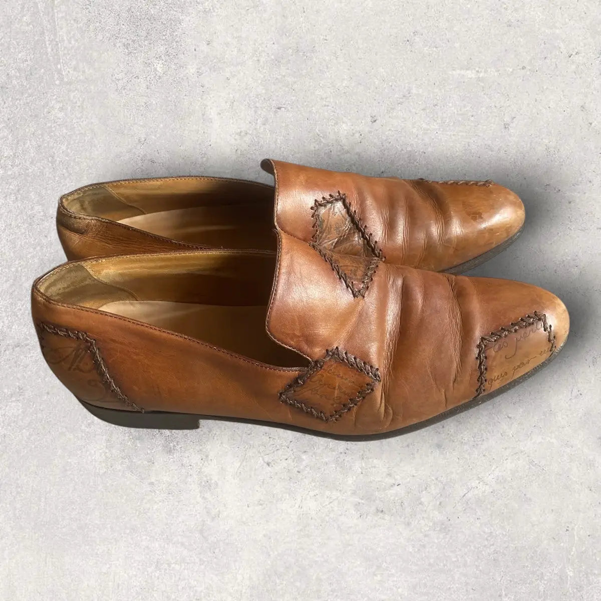 Berluti - Rapiécé-Reprisé Scritto patchwork leather