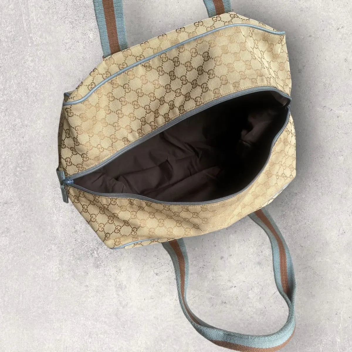 Gucci - Boston Medium Web Handle Bag