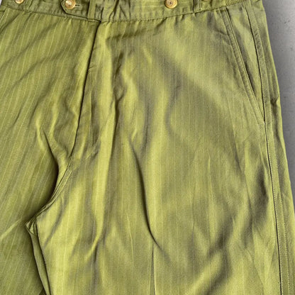Yohji Yamamoto - Vintage SS99 Green Stripes Pants
