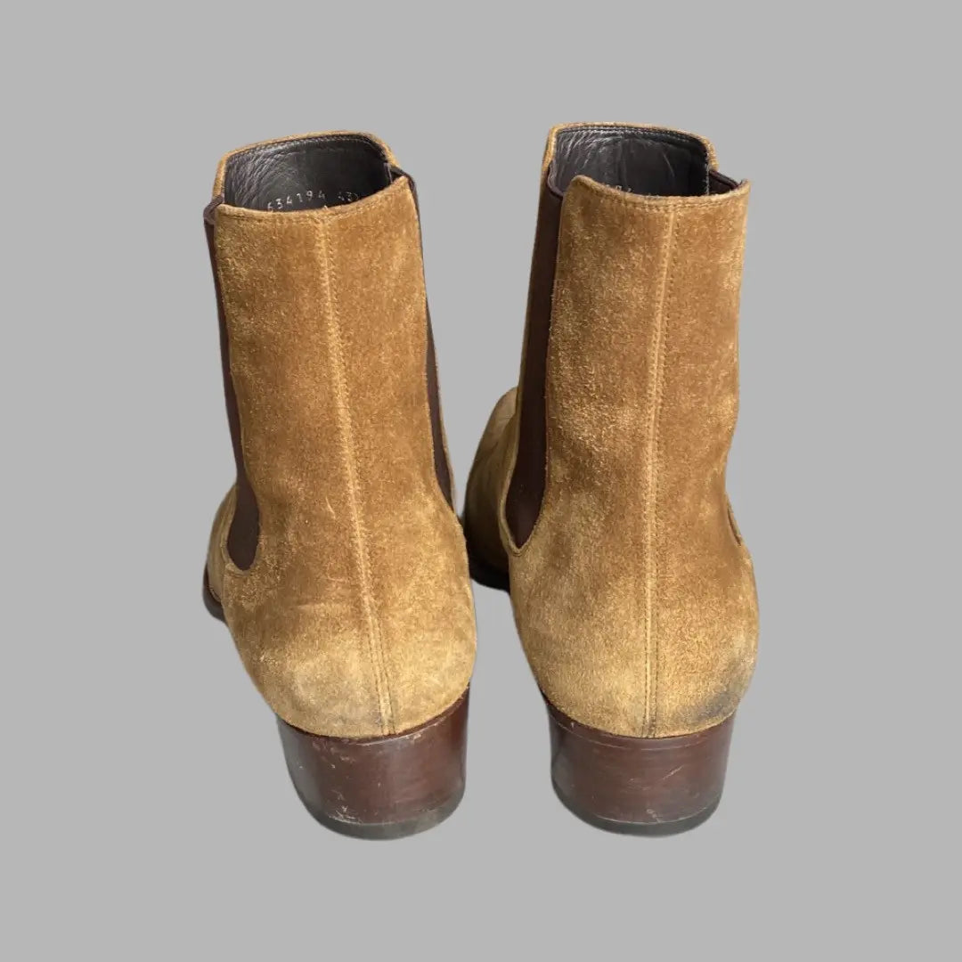 Saint Laurent Paris  SLP Wyatt 40 Suede Chealsea Boots