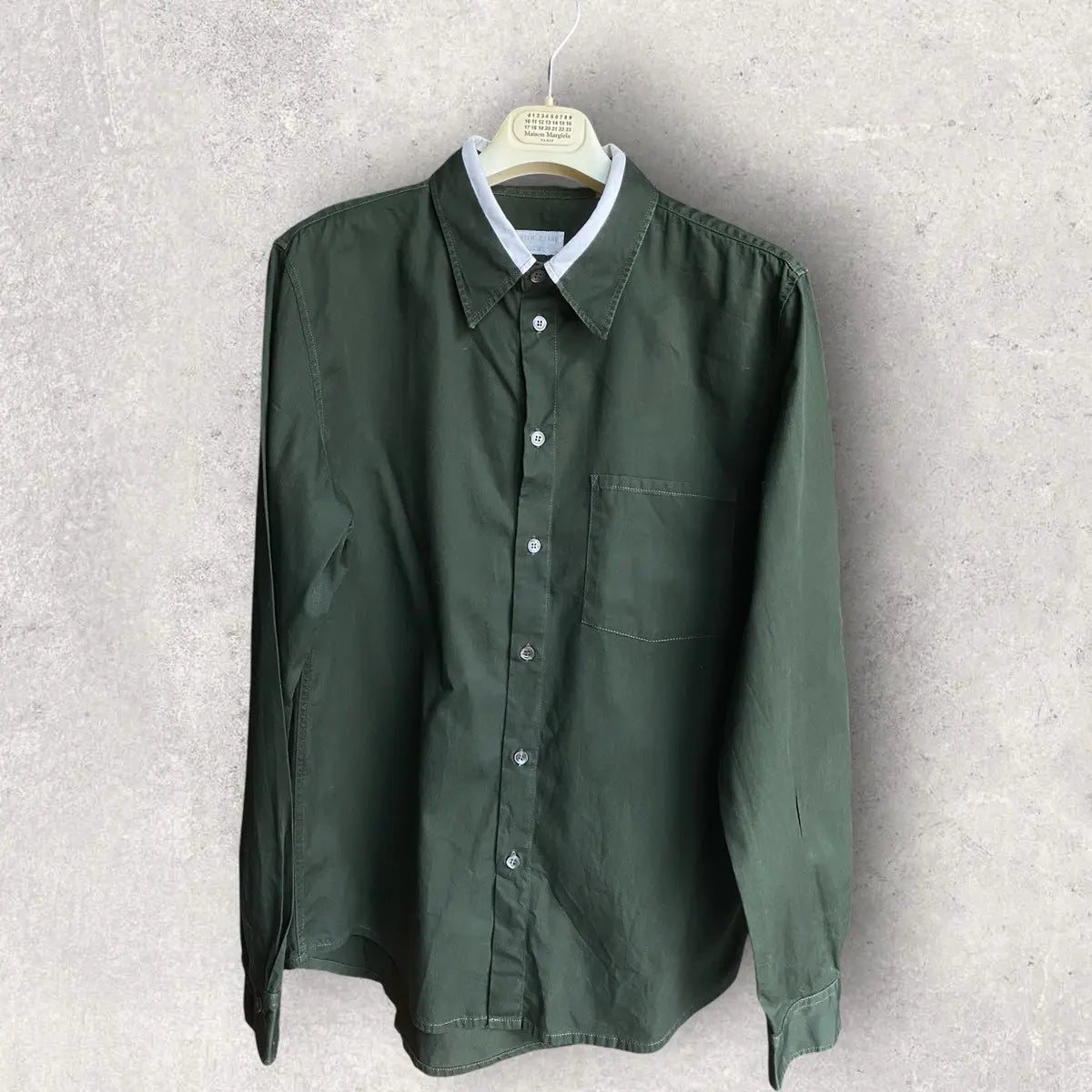 Helmut Lang - Archive 1998 Stripe Collar Shirt