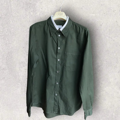 Helmut Lang - Archive 1998 Stripe Collar Shirt