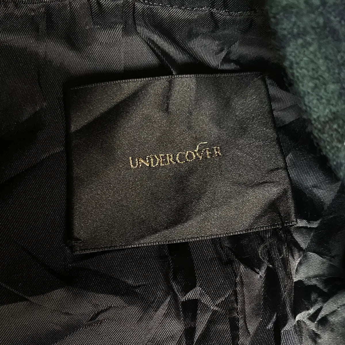 Undercover : FW14 Wool Green Tartan Parkas