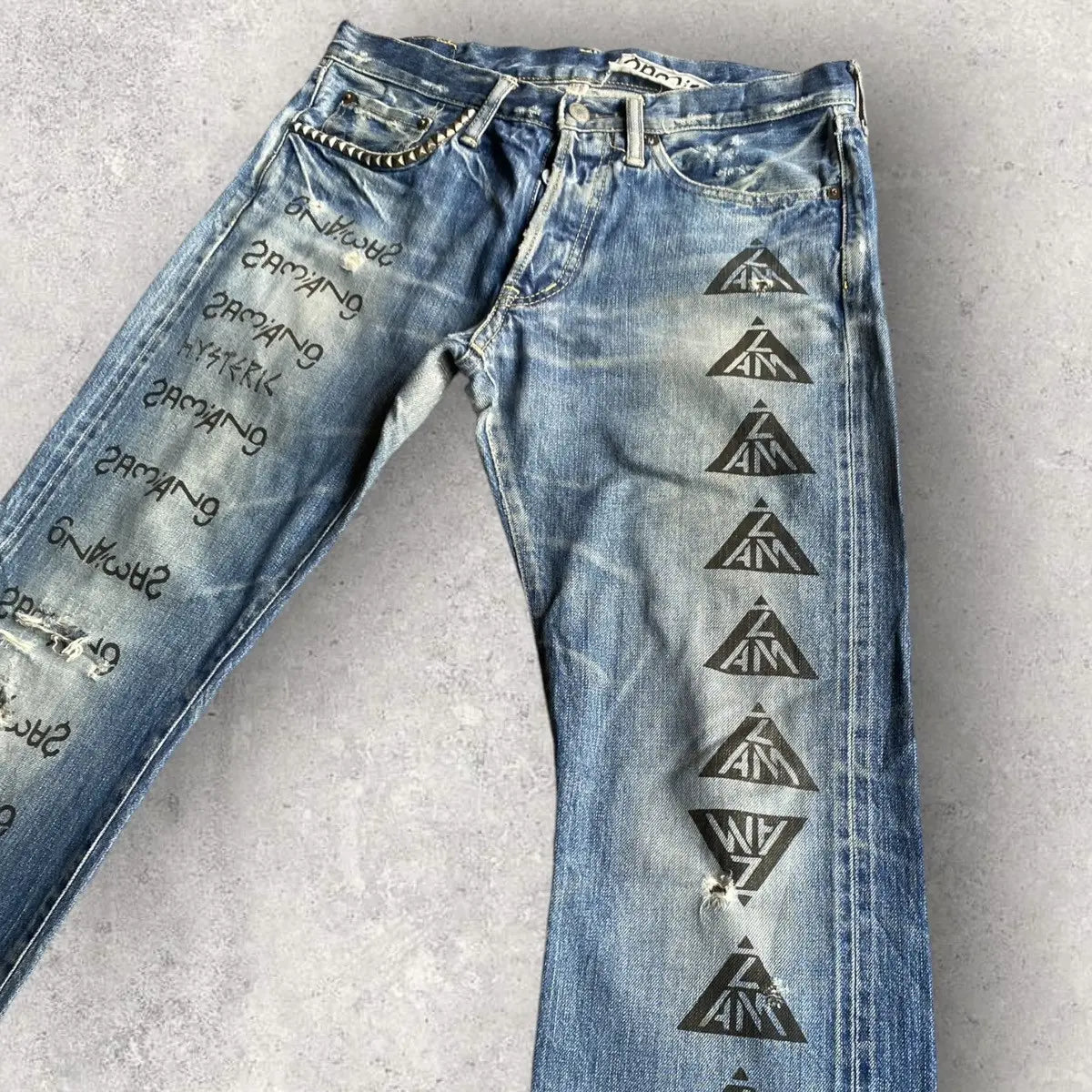 Hysteric Glamour × Undercover : Hysteric Glamour X Undercover Zamiang Jeans