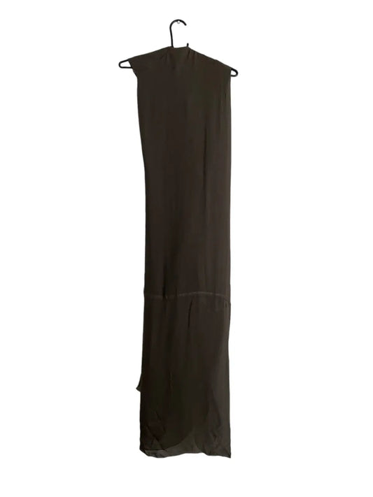 Rick Owens - SS12 NASKA brown tornado dress with draping and pleats