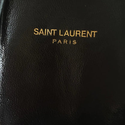 Saint Laurent Paris - FW14 Black Suede Buckle Creepers