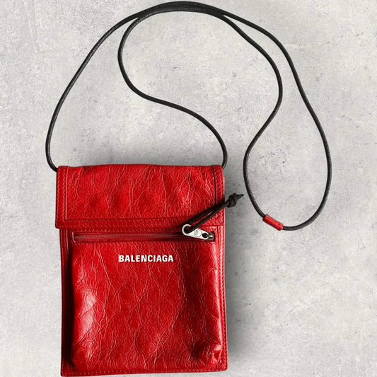 Balenciaga - Red Explorer Bag