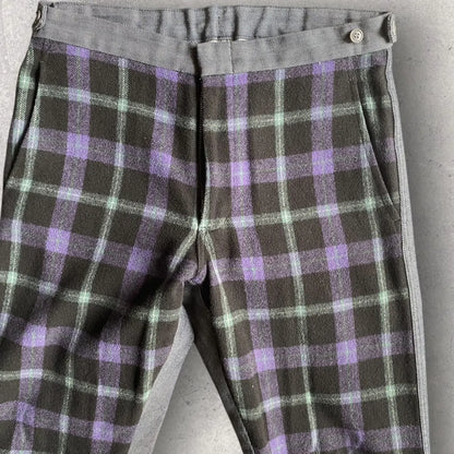 Comme des Garcons - Vintage AW00” Front Plaid Denim Pants