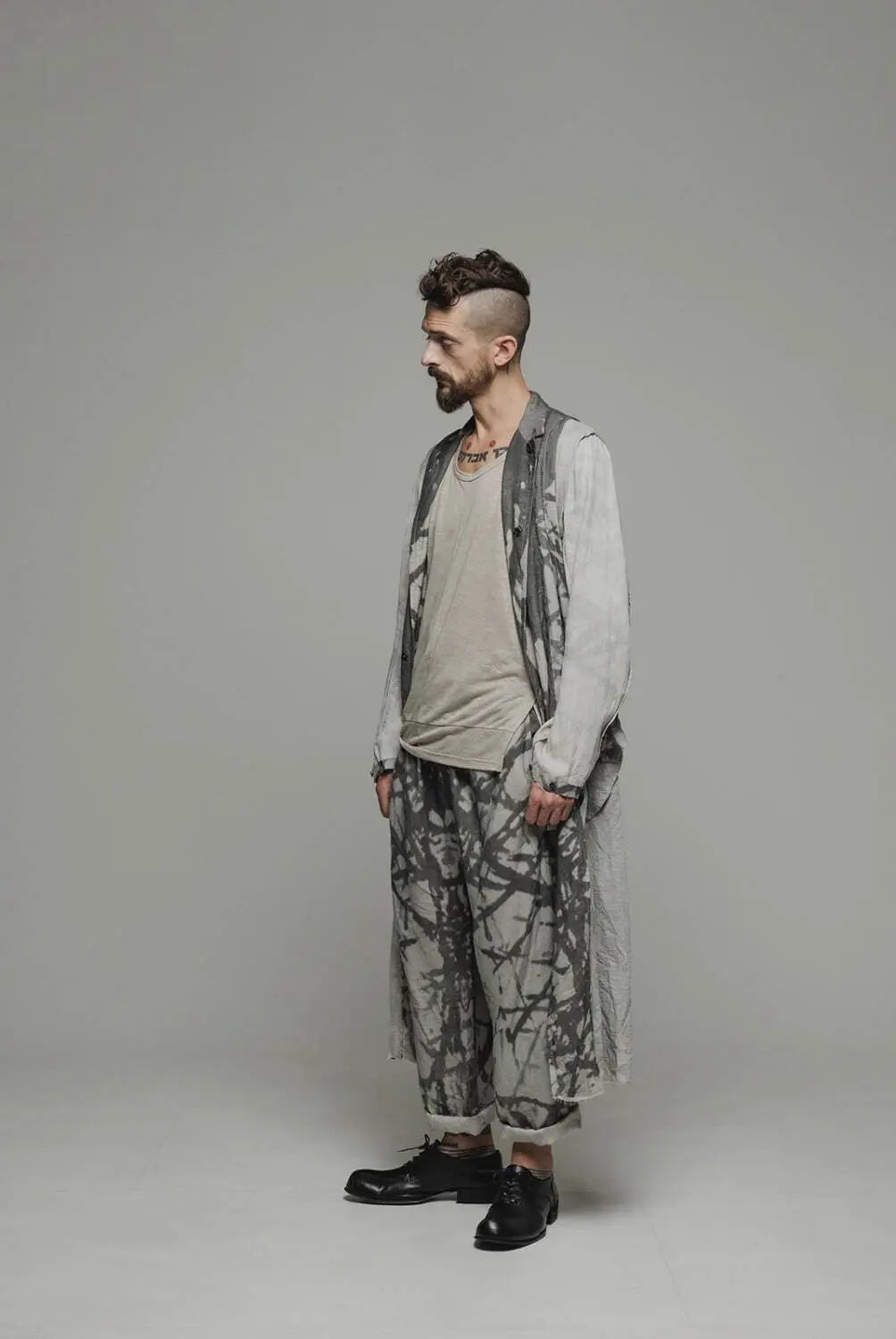 Nude: Masahiko Maruyama - SS24 “Distortion 3” Nude x Pr-y Trousers