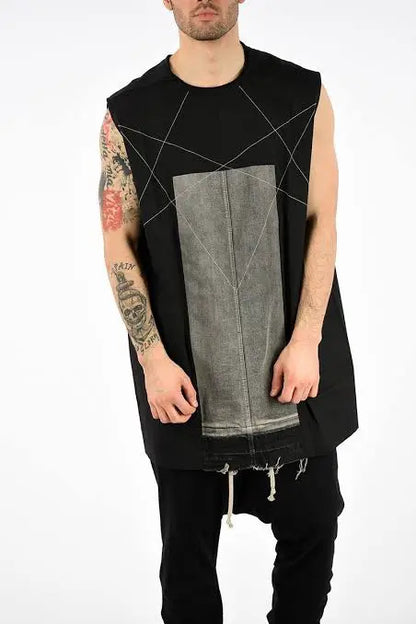 Rick Owens - Drkshdw SS18 Jumbo Fork Sleeveless