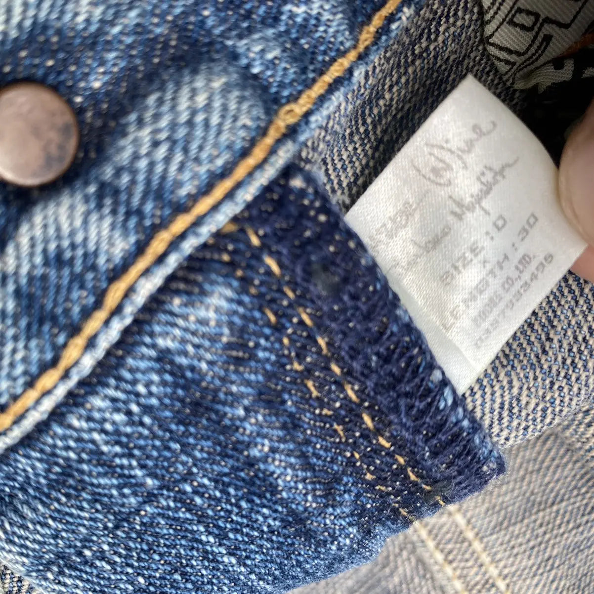 Number (N)ine : Runway Touch Me I’m Sick Patchwork Jeans