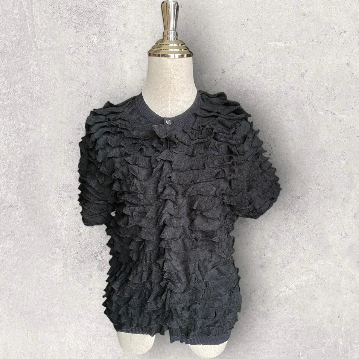 Comme des Garcons - Fall 2011 Frills Button Up Sweatshirt