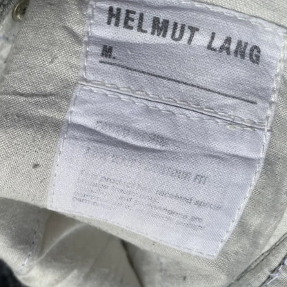 Helmut Lang - Archive Embroidered Grey Fade Denim Low Waist Contour fit