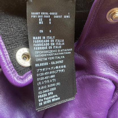 Prada - Triangle Logo Pouch Gloves