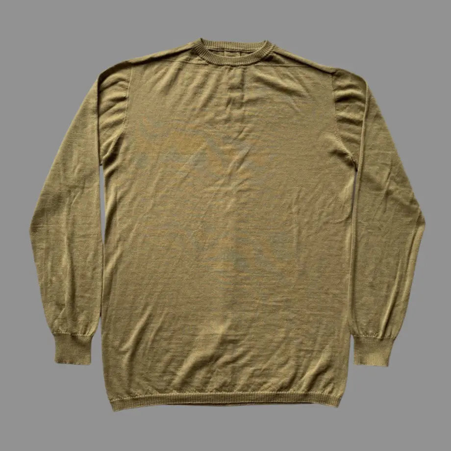 Rick Owens - FW17 “Glitter” Gold Sweater