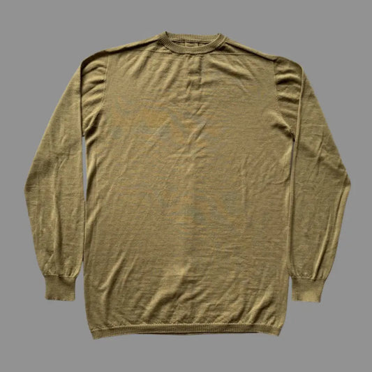 Rick Owens - FW17 “Glitter” Gold Sweater