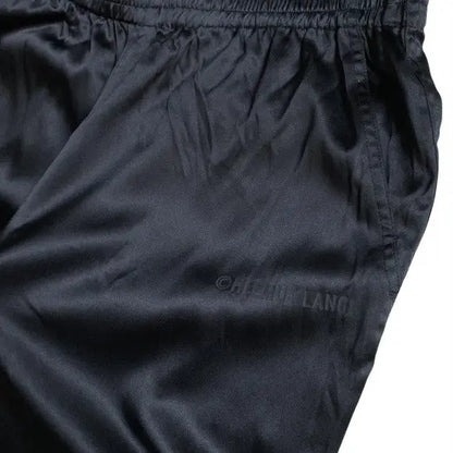 Helmut Lang - Wide Leg Silk Pant with an elastic waistband