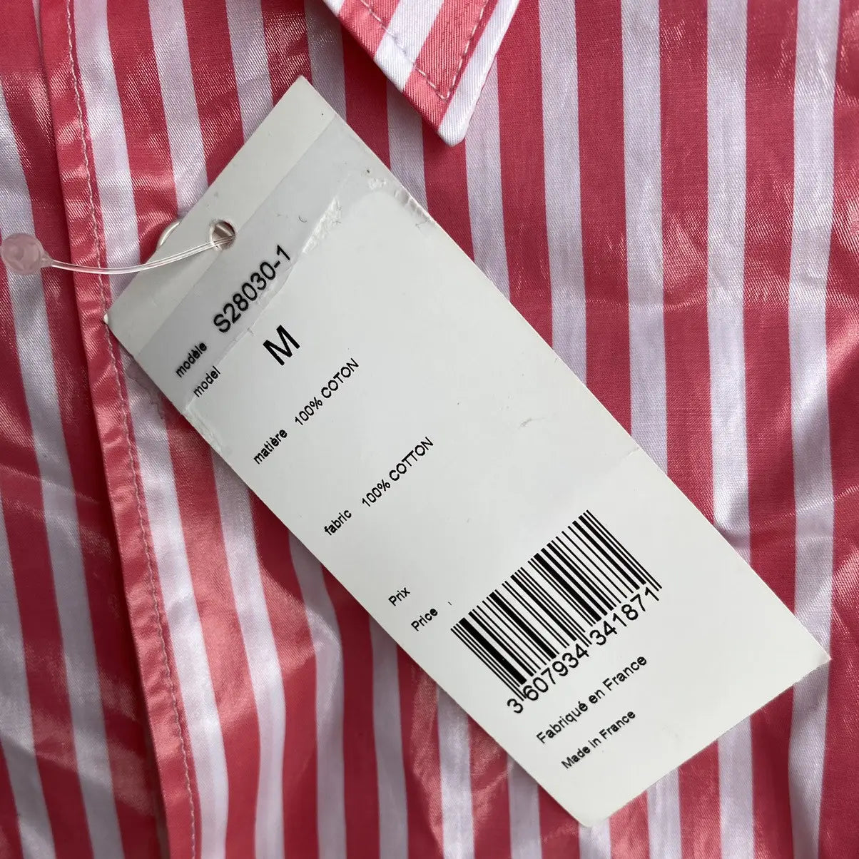 Comme des Garcons - New With Tag SS20 Waterproof Rubberized Patchwork Shirt
