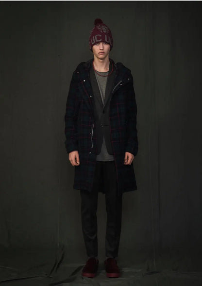 Undercover : FW14 Wool Green Tartan Parkas