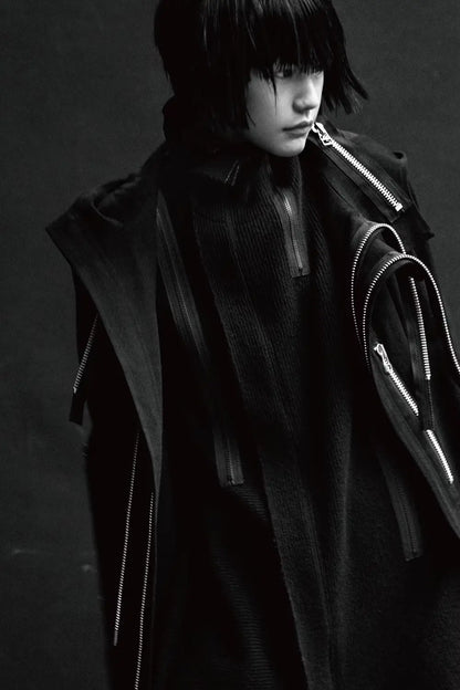 Yohji Yamamoto : Fall20-21 B Yohji Yamamoto Muti Zip Coat