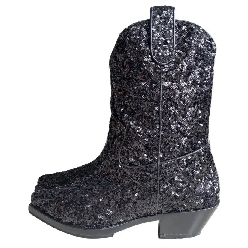 Dolce & Gabbana - Sequin Western boots