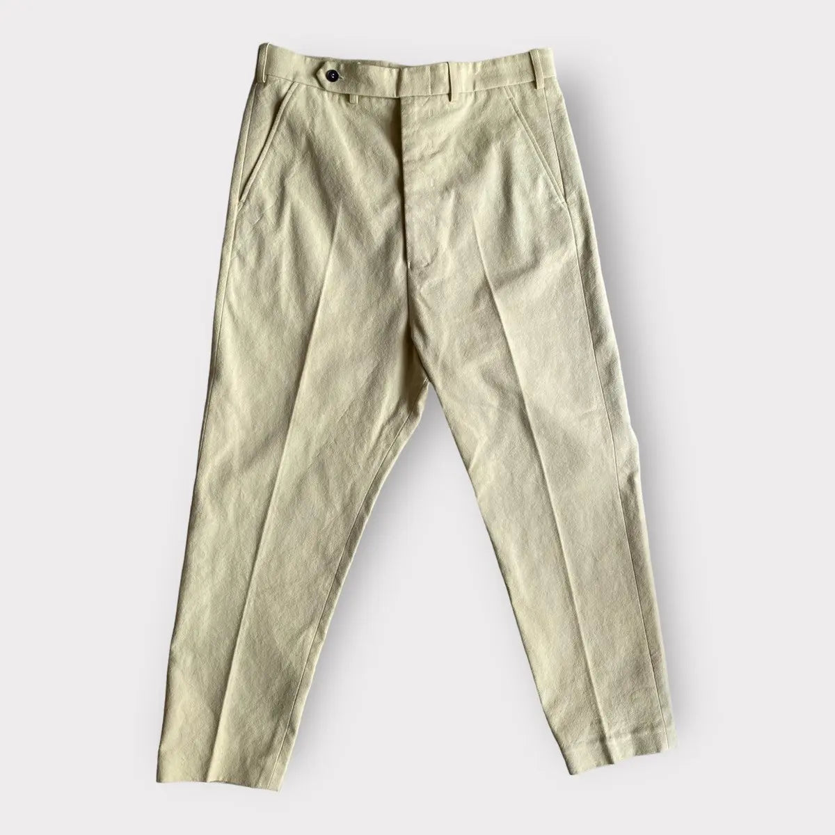 Haider Ackermann - 2019 Pale Yellow High Waist Pants