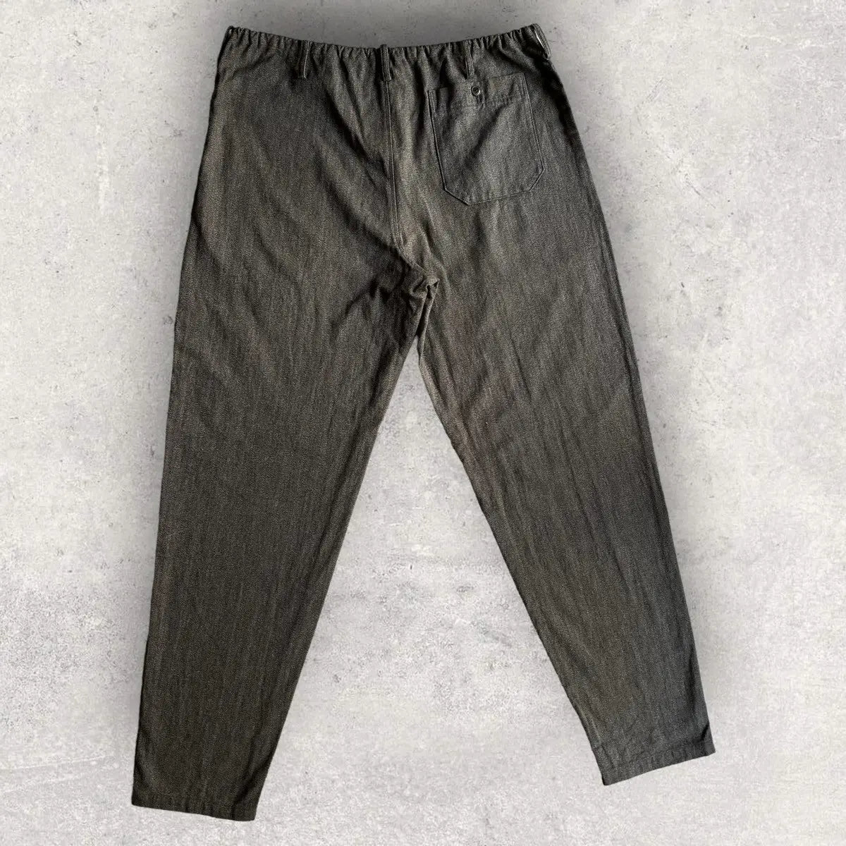 Yohji Yamamoto - Y’s For Men Herringbone Relax Drawstring Pants