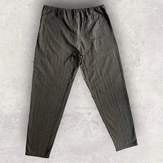 Yohji Yamamoto - Y’s For Men Herringbone Relax Drawstring Pants